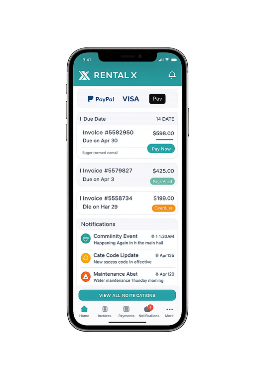 Rental X Customer Mobile App